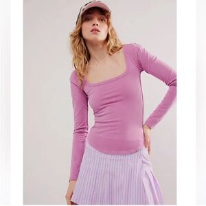 NWOT We The Free Can’t Let Go Tee | Small | Mauve Orchid